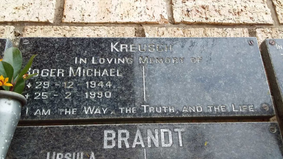 KREUSCH Roger Michael 1944-1990