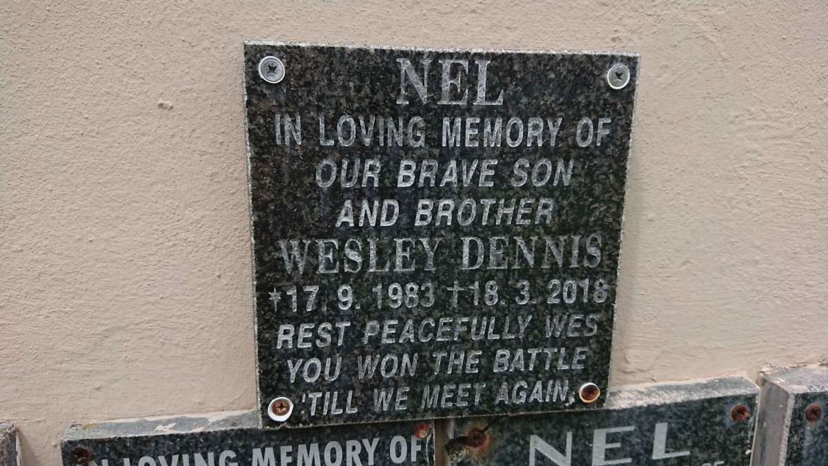 NEL Wesley Dennis 1983-2018