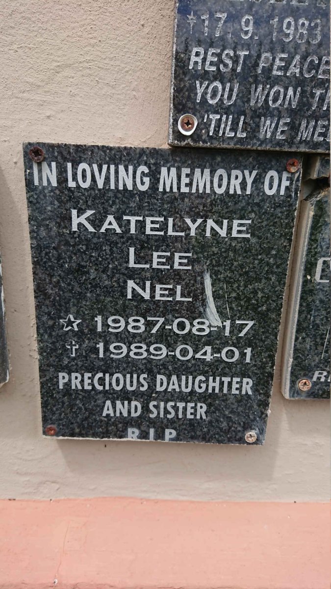 NEL Katelyne Lee 1987-1989