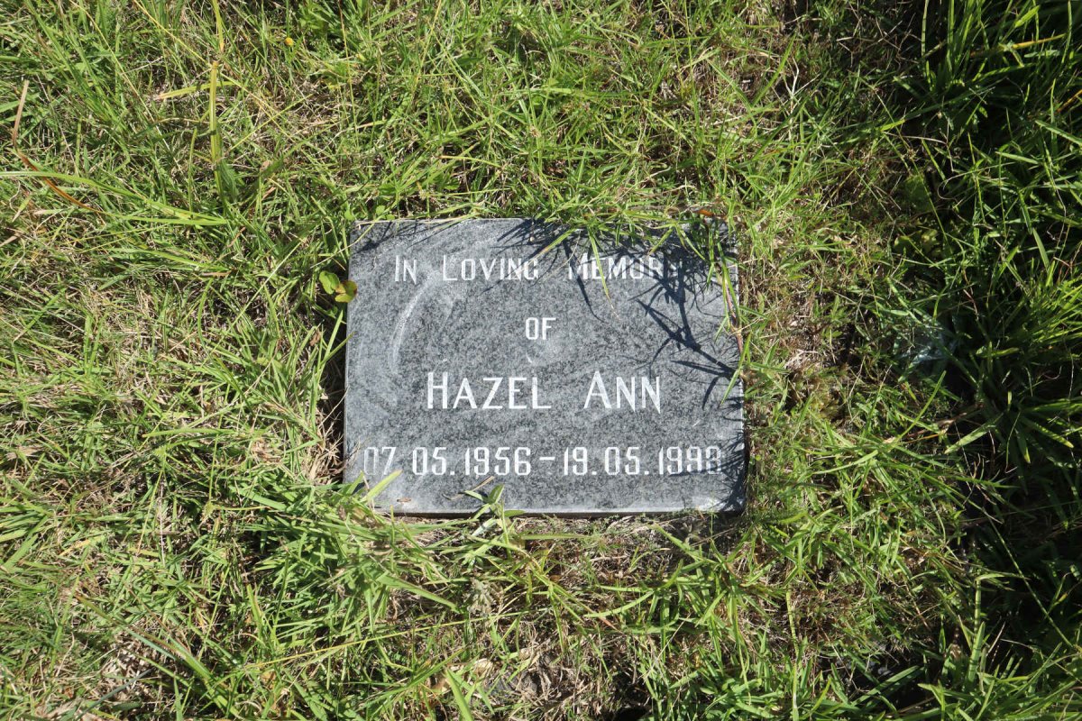 ? Hazel Ann 1956-1998