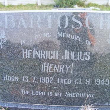 BARTOSCH Heinrich Julius 1902-1949