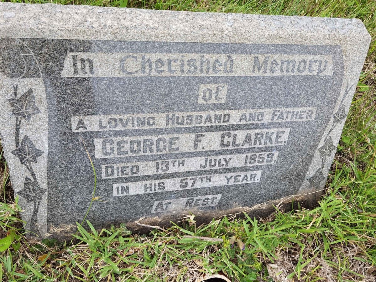 CLARKE George F. -1959