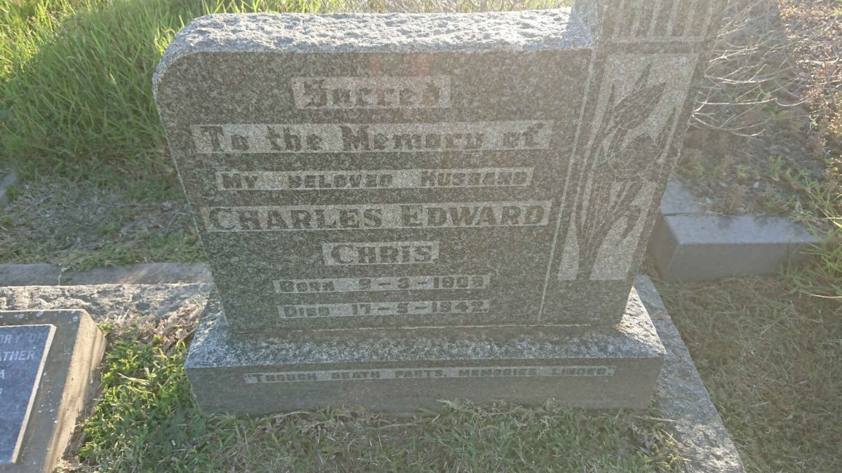 CHRIS Charles Edward 1909-1942