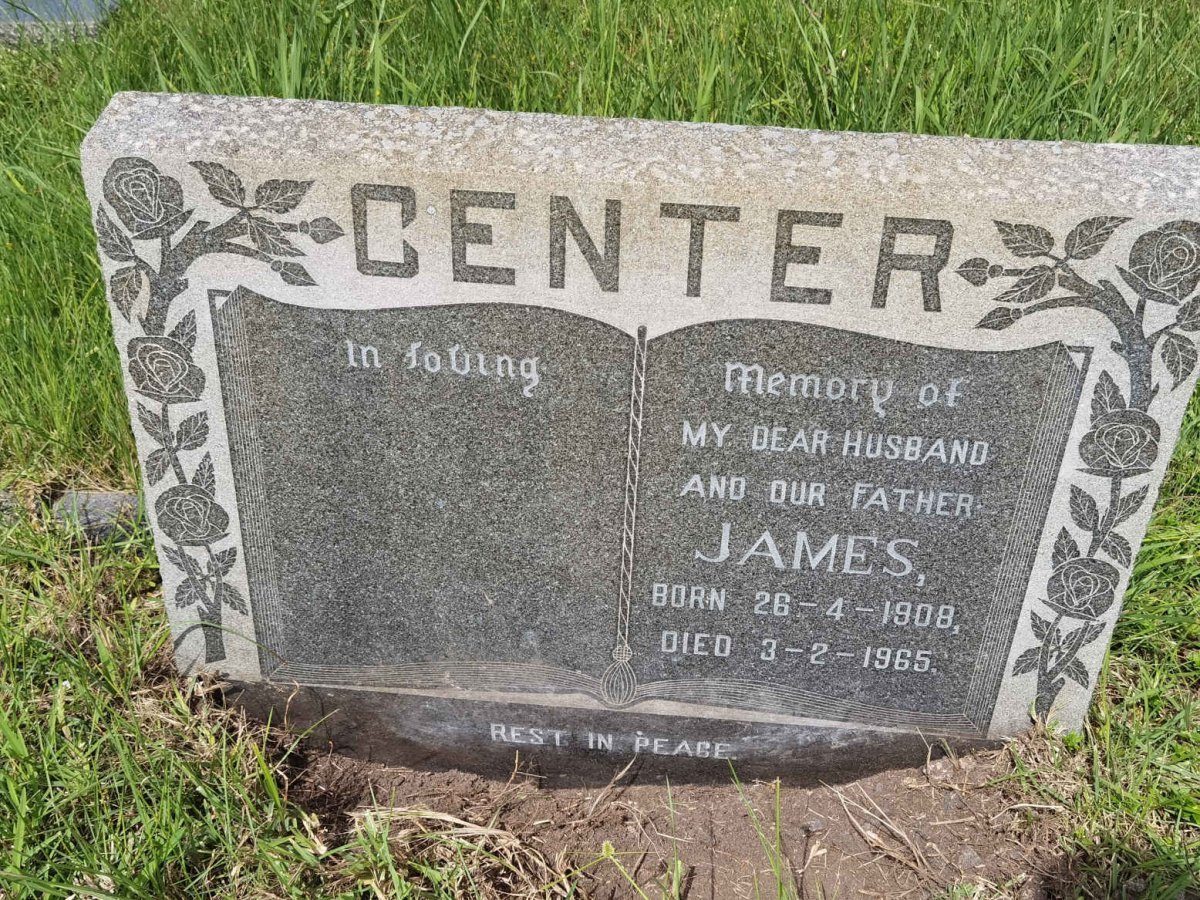 CENTER James 1908-1965