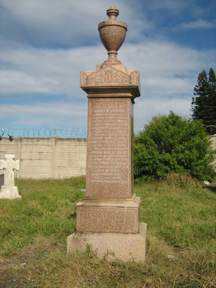 DUNCAN Andrew -1891 &amp; Ann PHILP -1912