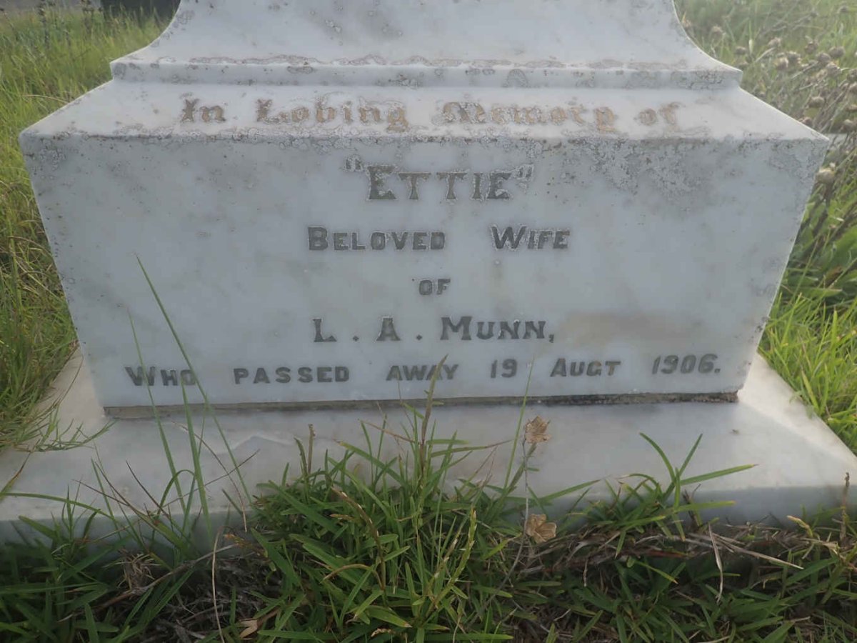 MUNN Lewis Alfred -1932 &amp; Ettie -1906 :: CALDECOTT Sheila nee MUNN 1883-1976