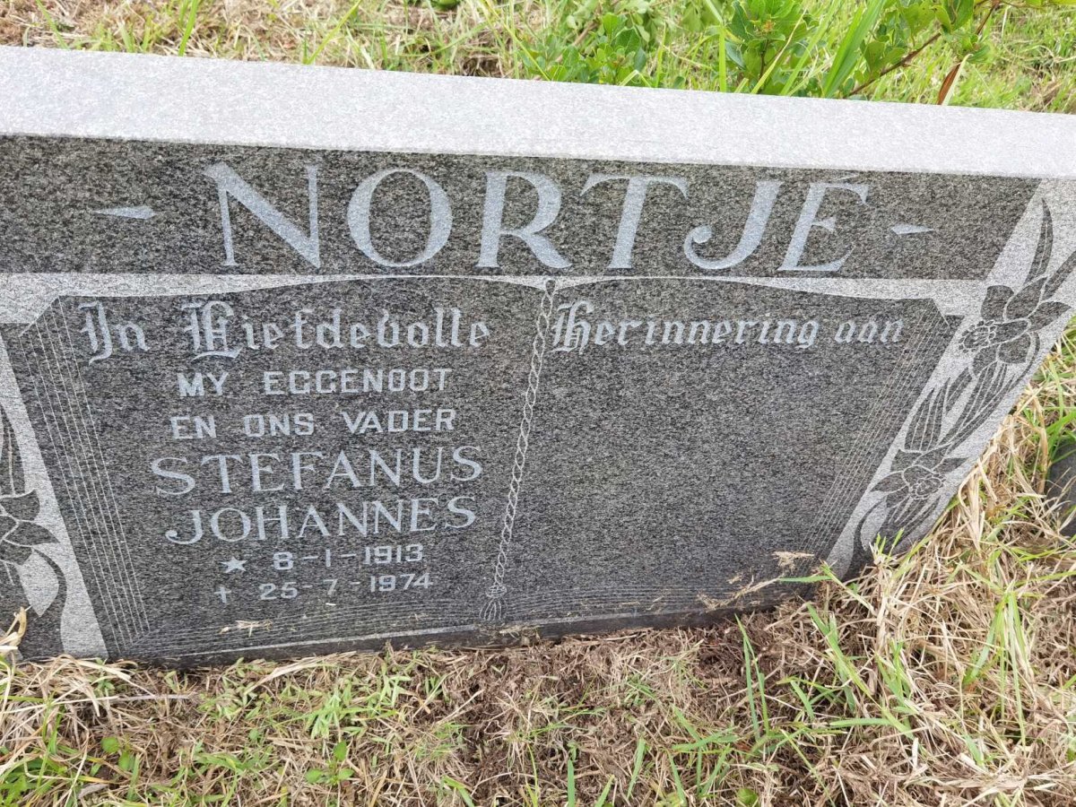 NORTJE Stephanus Johannes 1913-1974