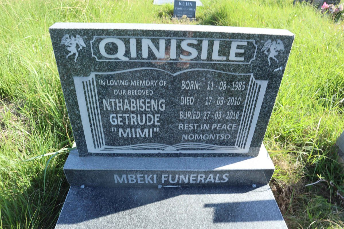 QINISILE Nthabiseng Getrude 1985-2010