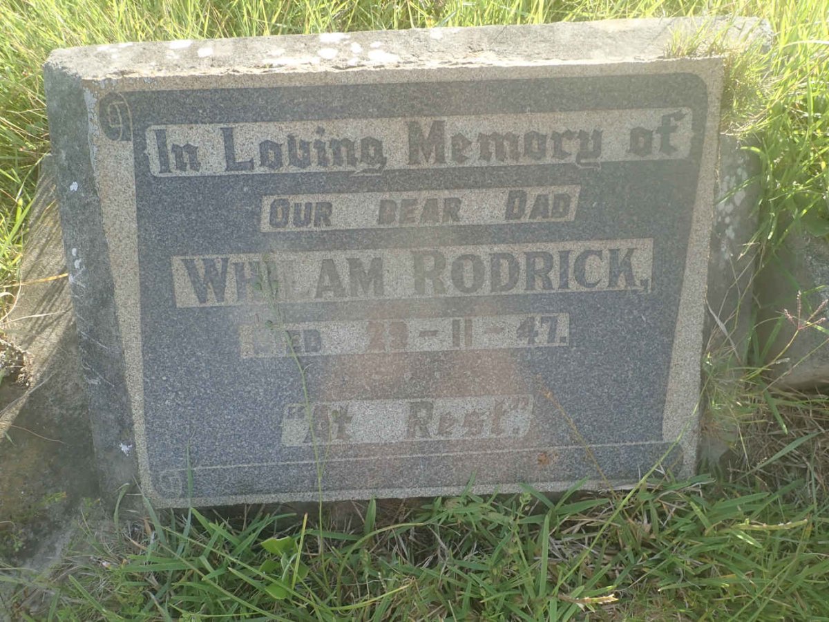 RODRICK Whilam -1947
