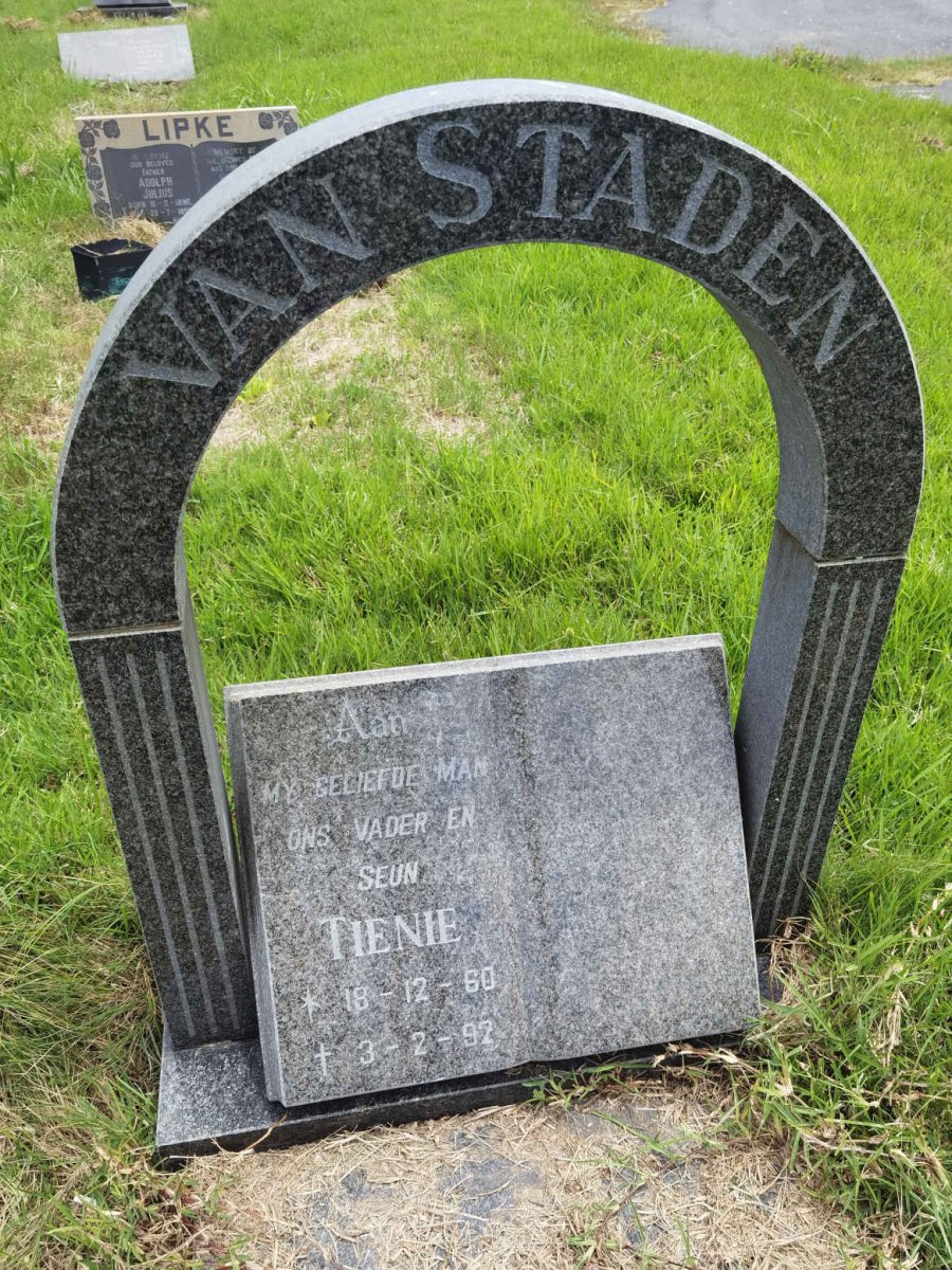 STADEN Tienie, van 1960-1992