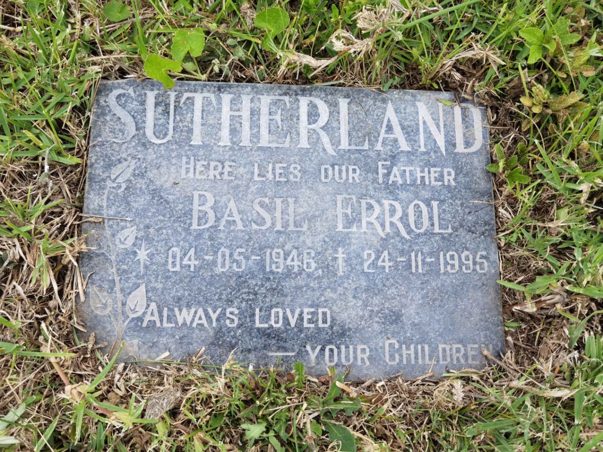 SUTHERLAND Basil Errol 1946-1995