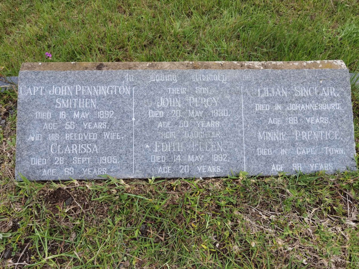 SMITHEN John Pennington -1892 &amp; Clarissa -1905 :: SMITHEN John Percy -1930 :: SMITHEN Edith Ellen -1892 :: SINCLAIR Lillian