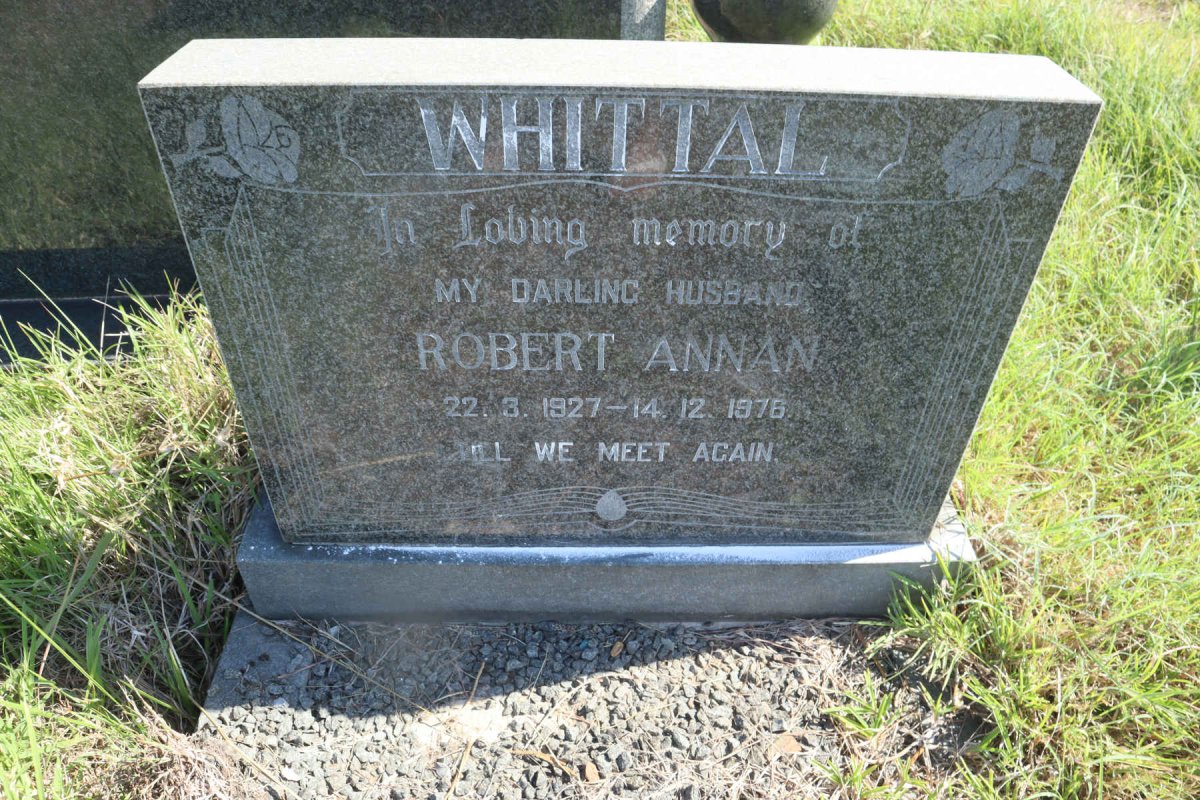 WHITTAL Robert Annan 1927-1976