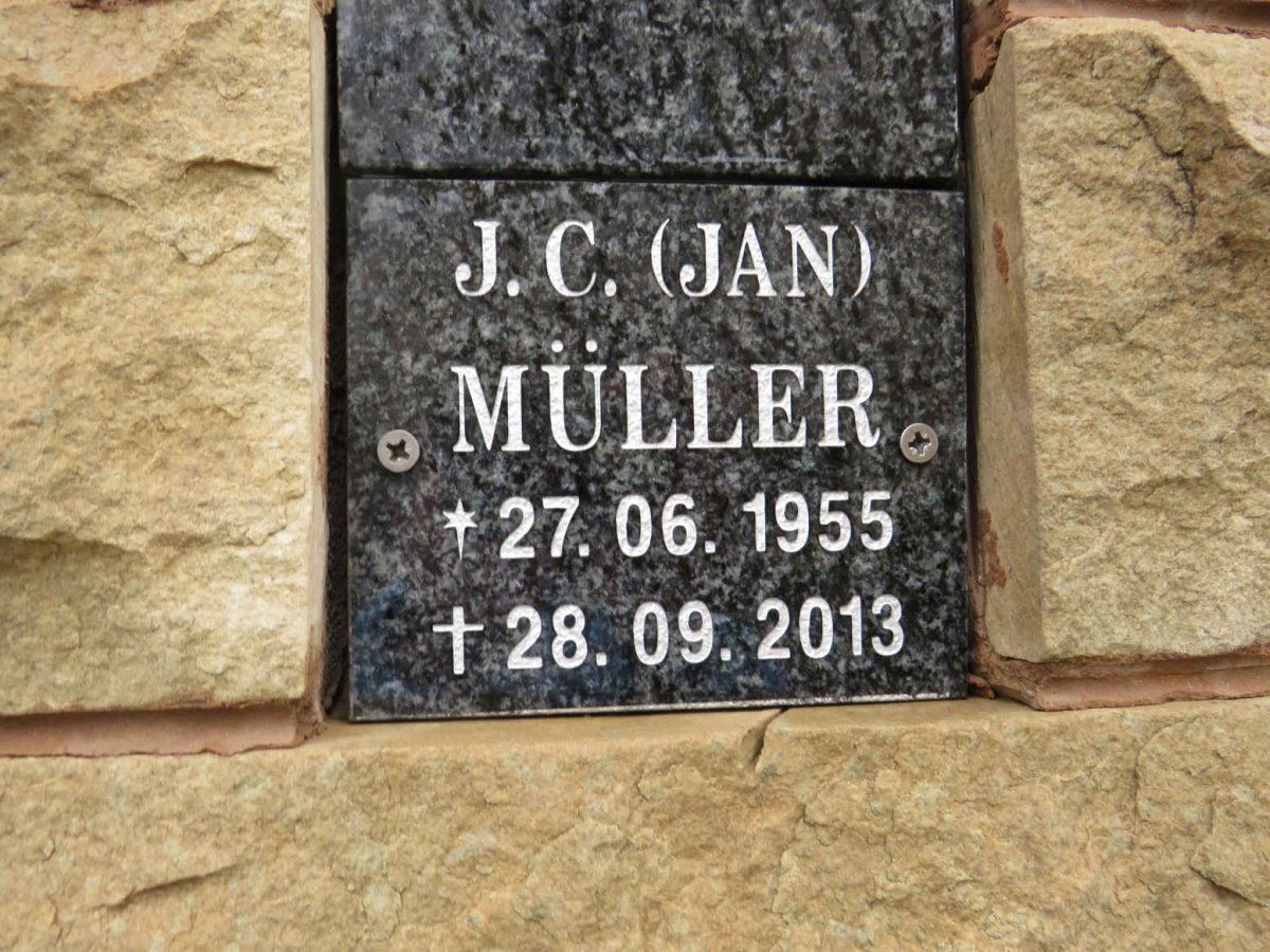 MULLER J.C. 1955-2013