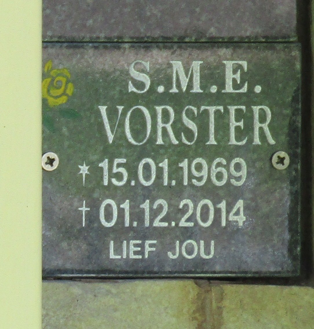 VORSTER S.M.E. 1969-2014