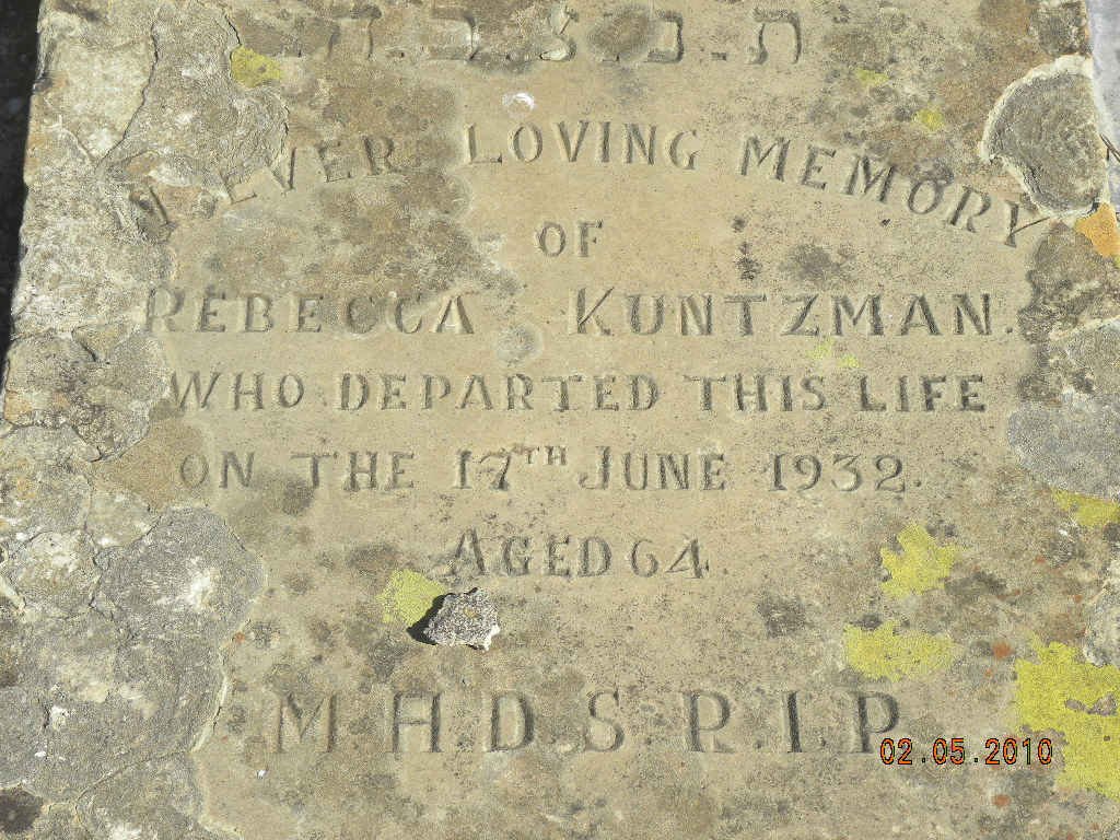 KUNTZMAN Rebecca -1932