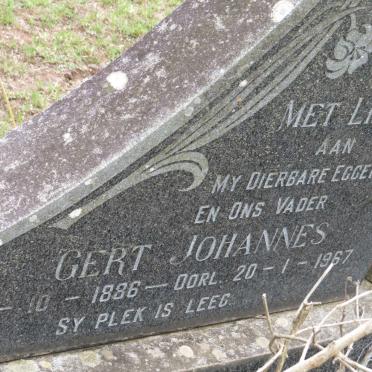 BLOM Gert Johannes 1886-1967 &amp; Hendrika Johanna FOXCROFT 1911- 