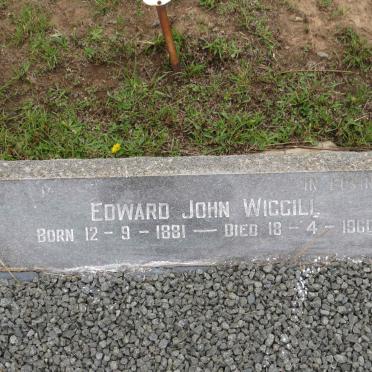 WIGGILL Edward John 1881-1960
