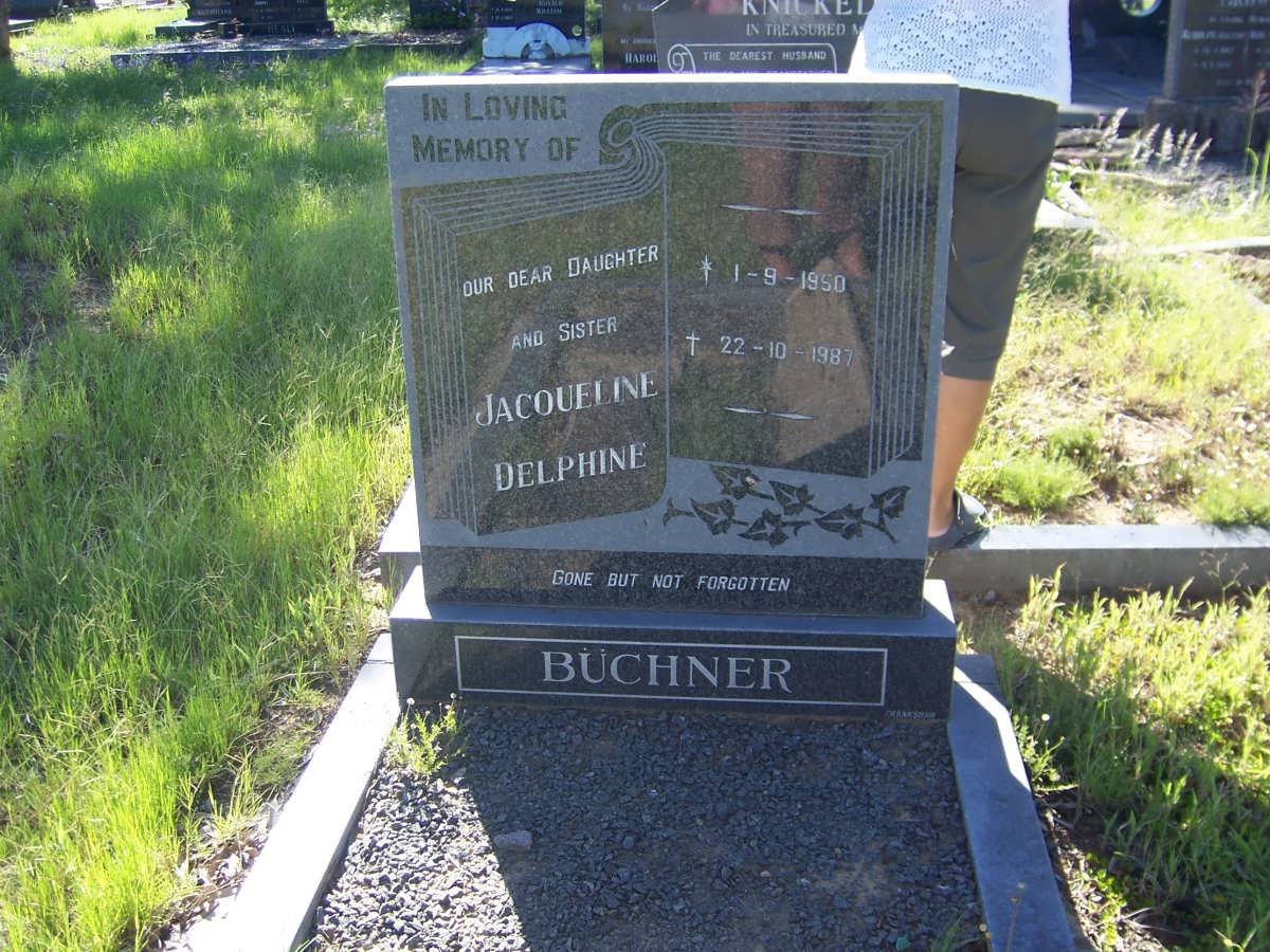 BUCHNER Jacqueline Delphine 1950-1987