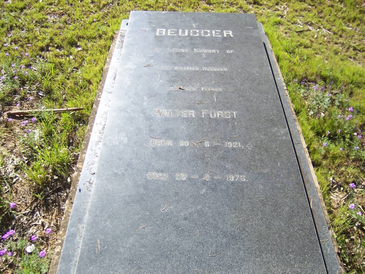 BEUGGER Walter Furst 1921-1976