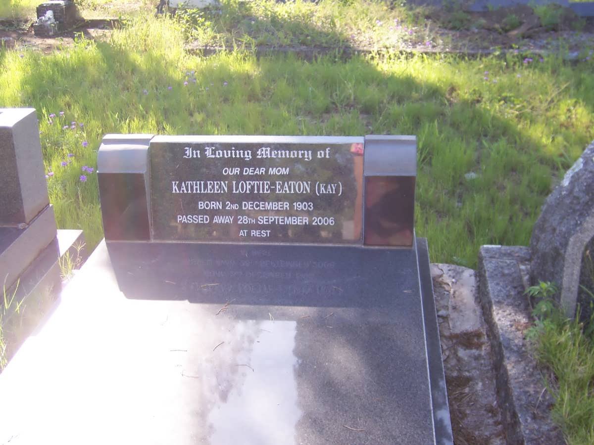 EATON Kathleen, LOFTIE 1903-2006