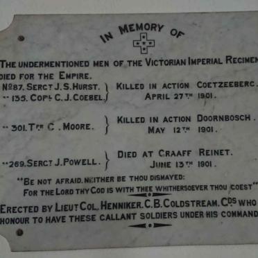3. Victorian Imperial Regiment