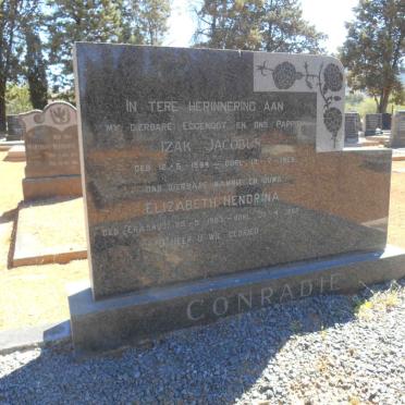 CONRADIE Izak Jacobus 1894-1969 &amp; Elizabeth Hendrina ERASMUS 1903-1952