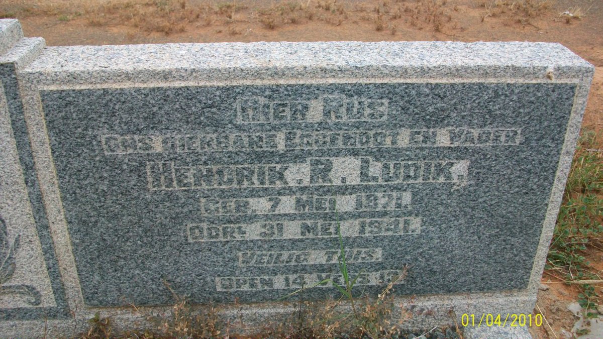 LUDIK Hendrik R. 1871-1941