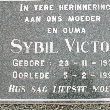 VICTOR Sybil 1936-1995