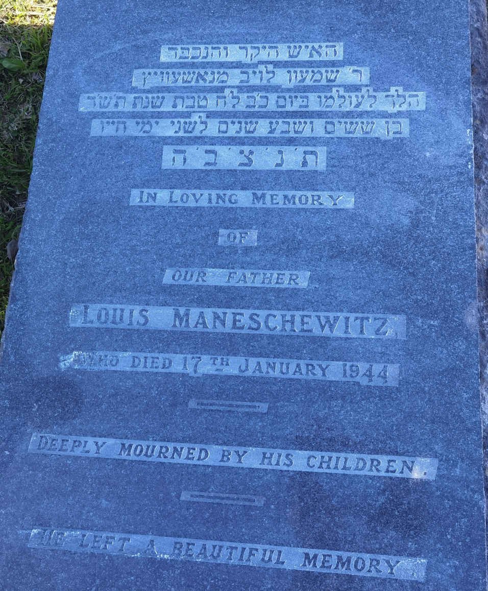 MANESCHEWITZ Louis -1944