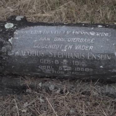 ENSLIN Jacobus Stephanus 1910-1958