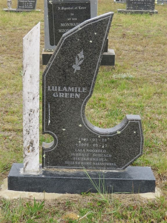 GREEN Lulamile 19?5-2002
