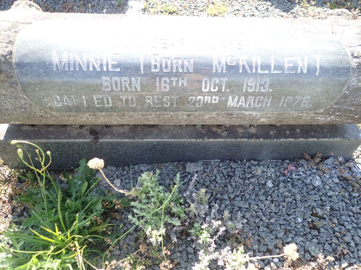 LIDDIARD Minnie nee McKILLEN 1913-1978