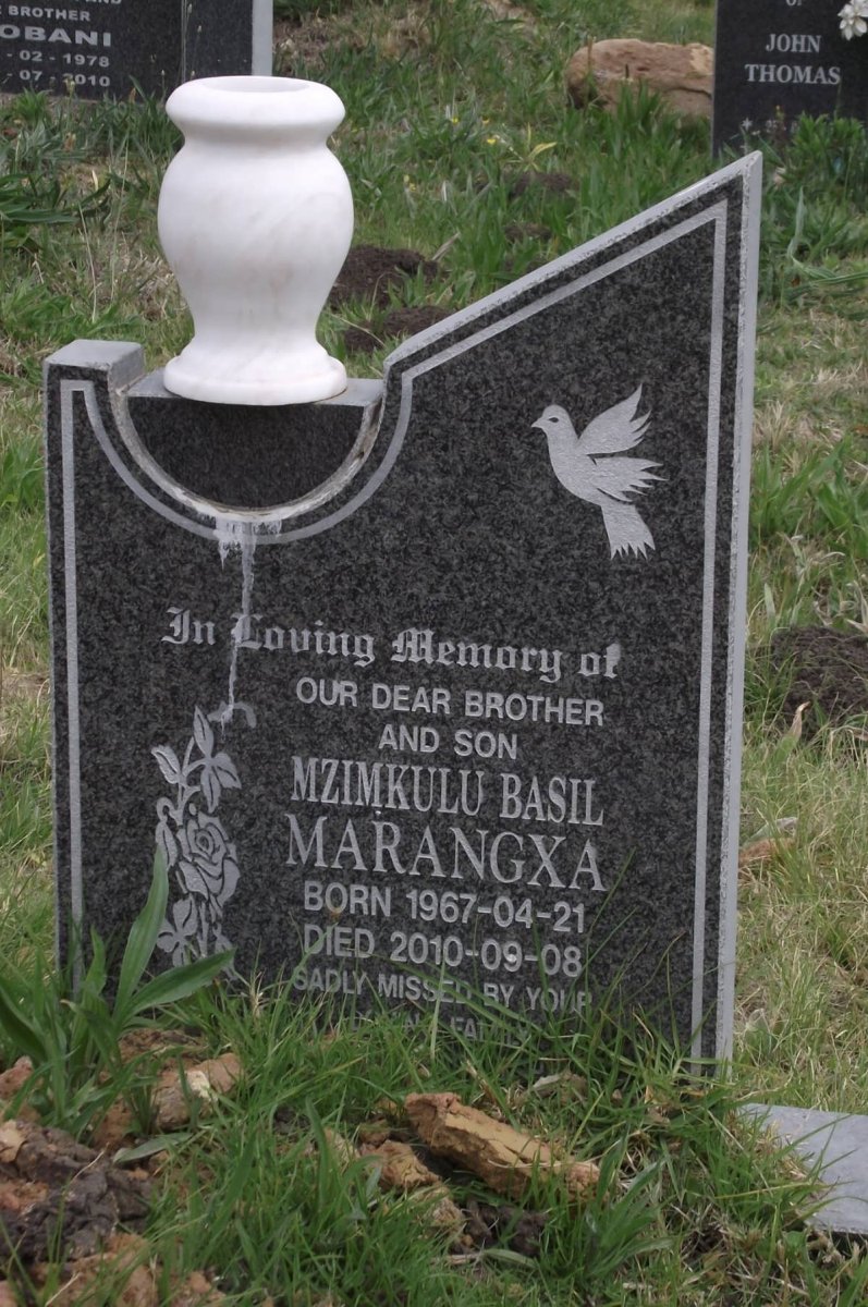 MARANGXA Mzimkulu Basil 1967-2010