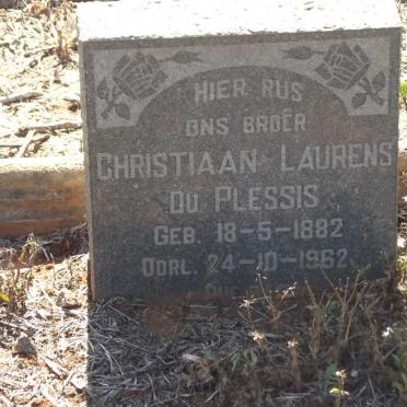 PLESSIS Christiaan Laurens, du 1882-1962
