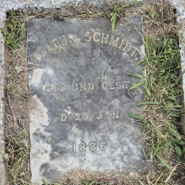 SCHMIDT Beatus 1886-1886