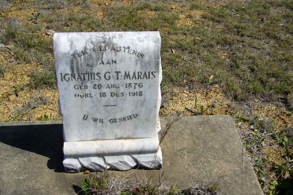 MARAIS Ignatius 1876-1918