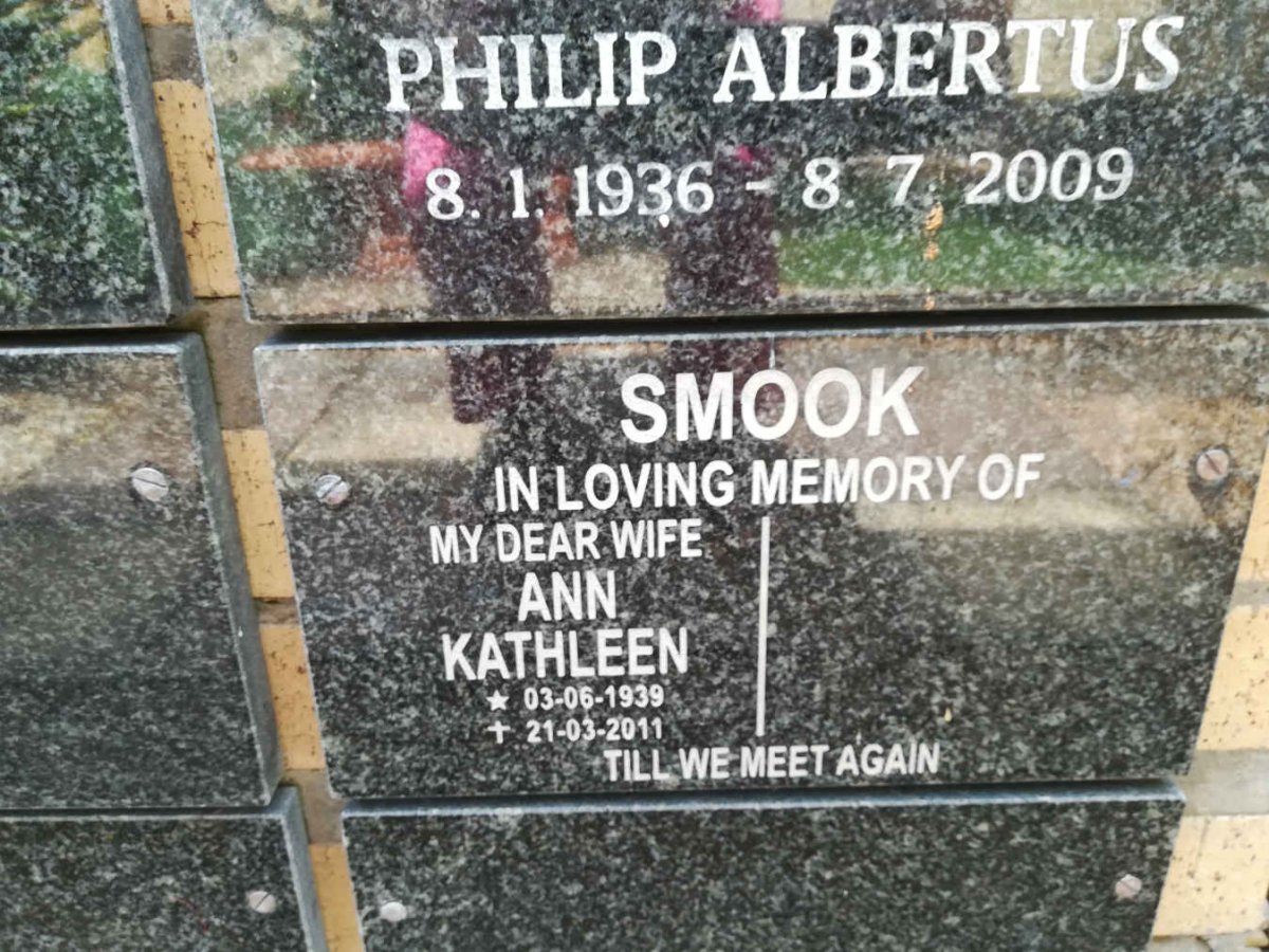 SMOOK Ann Kathleen 1939-2011