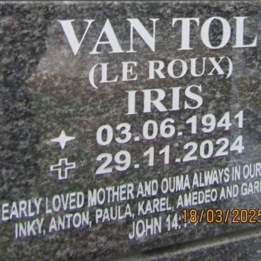 TOL Iris, van nee LE ROUX 1941-2024