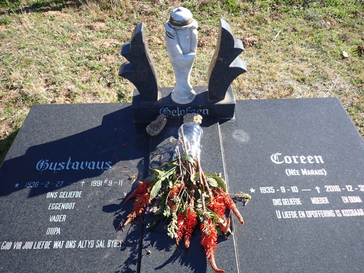 OELOFSEN Gustavaus 1936-1991 & Coreen MARAIS 1935-2016