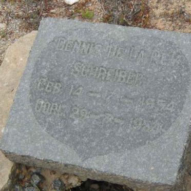 SCHREIBER Dennis de la Rey 1954-1954