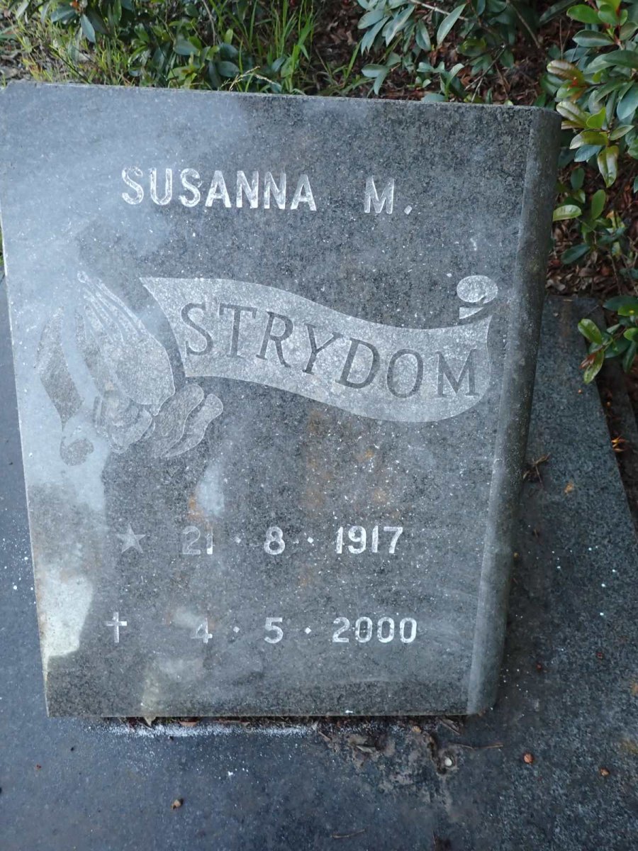 STRYDOM Susanna M. 1917-2000