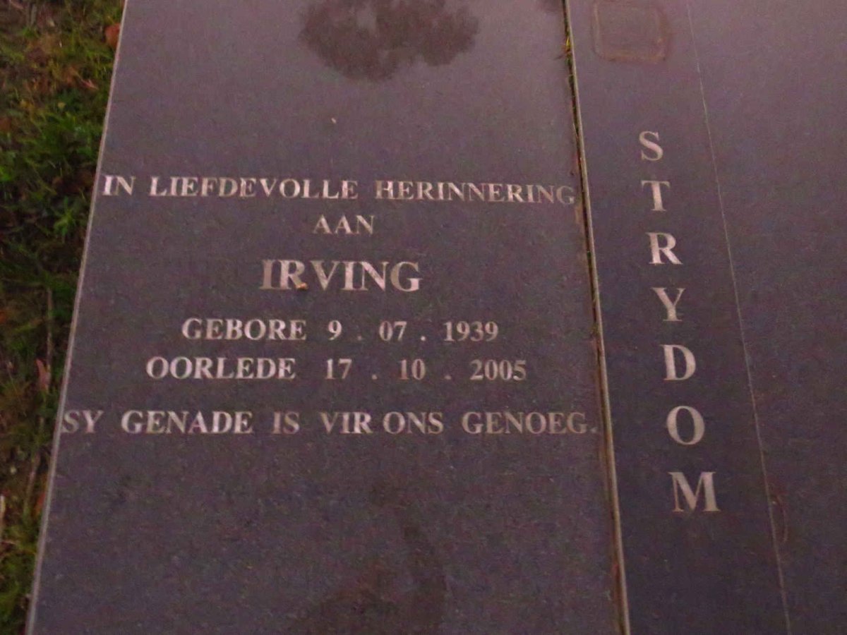 STRYDOM Irving 1939-2005