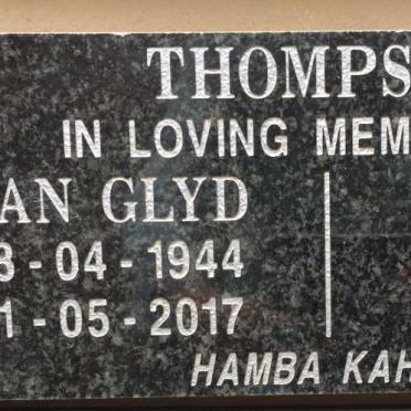 THOMPSON Alan Glyd 1944-2017