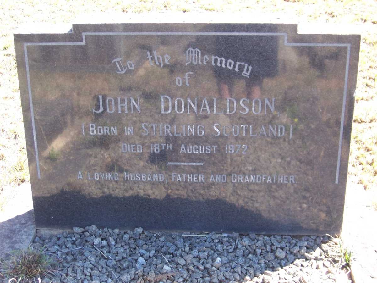DONALDSON John -1972