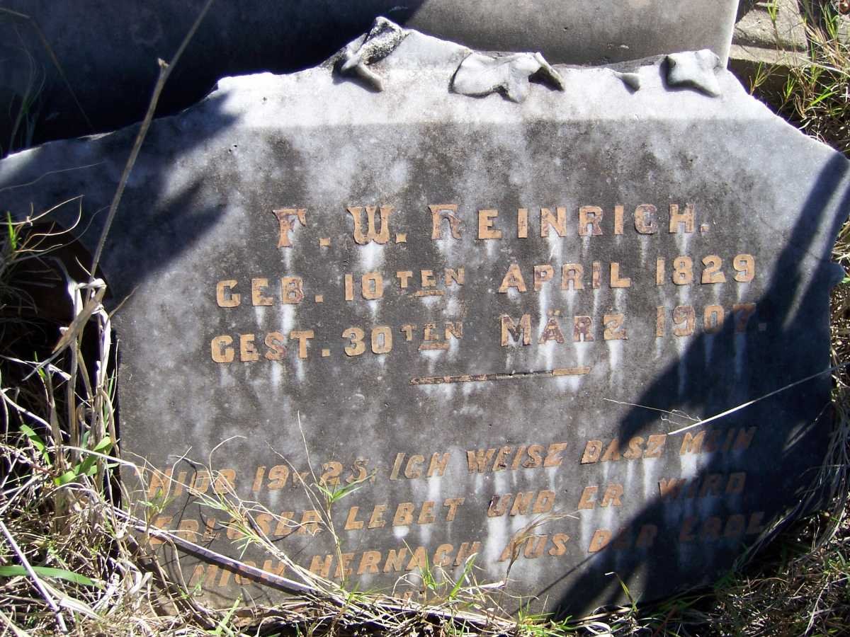 HEINRICH F.W. 1829-1907