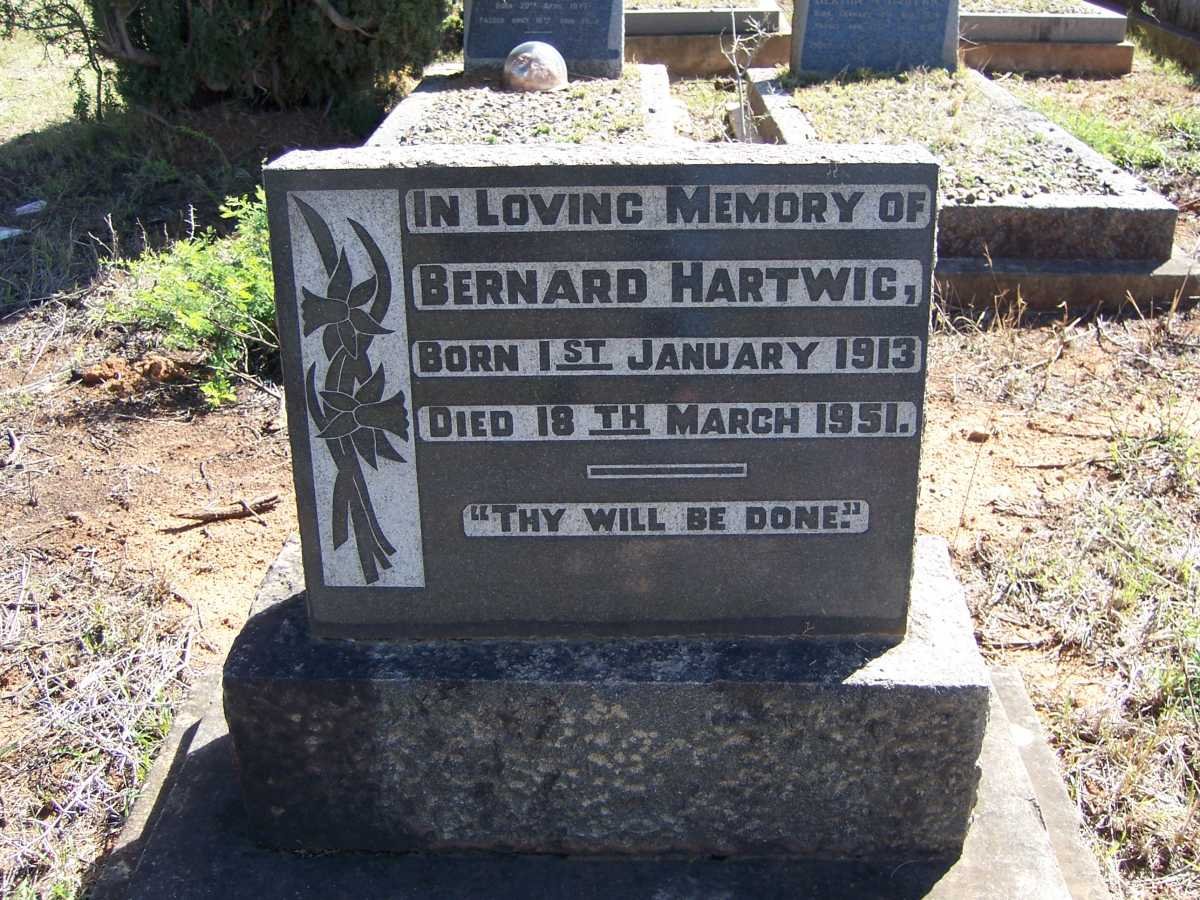 HARTWIG Bernard 1913-1951