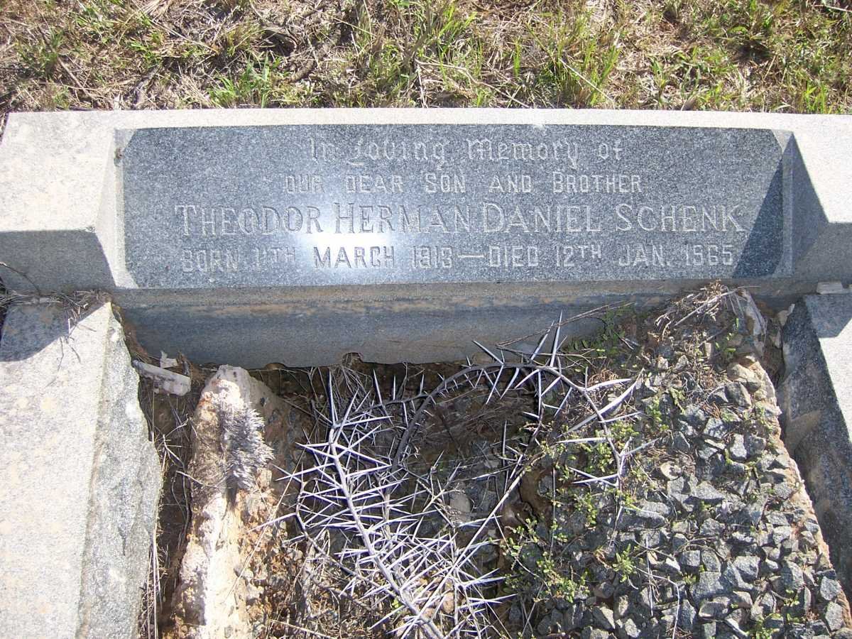 SCHENK Theodor Herman Daniel 1913-1965