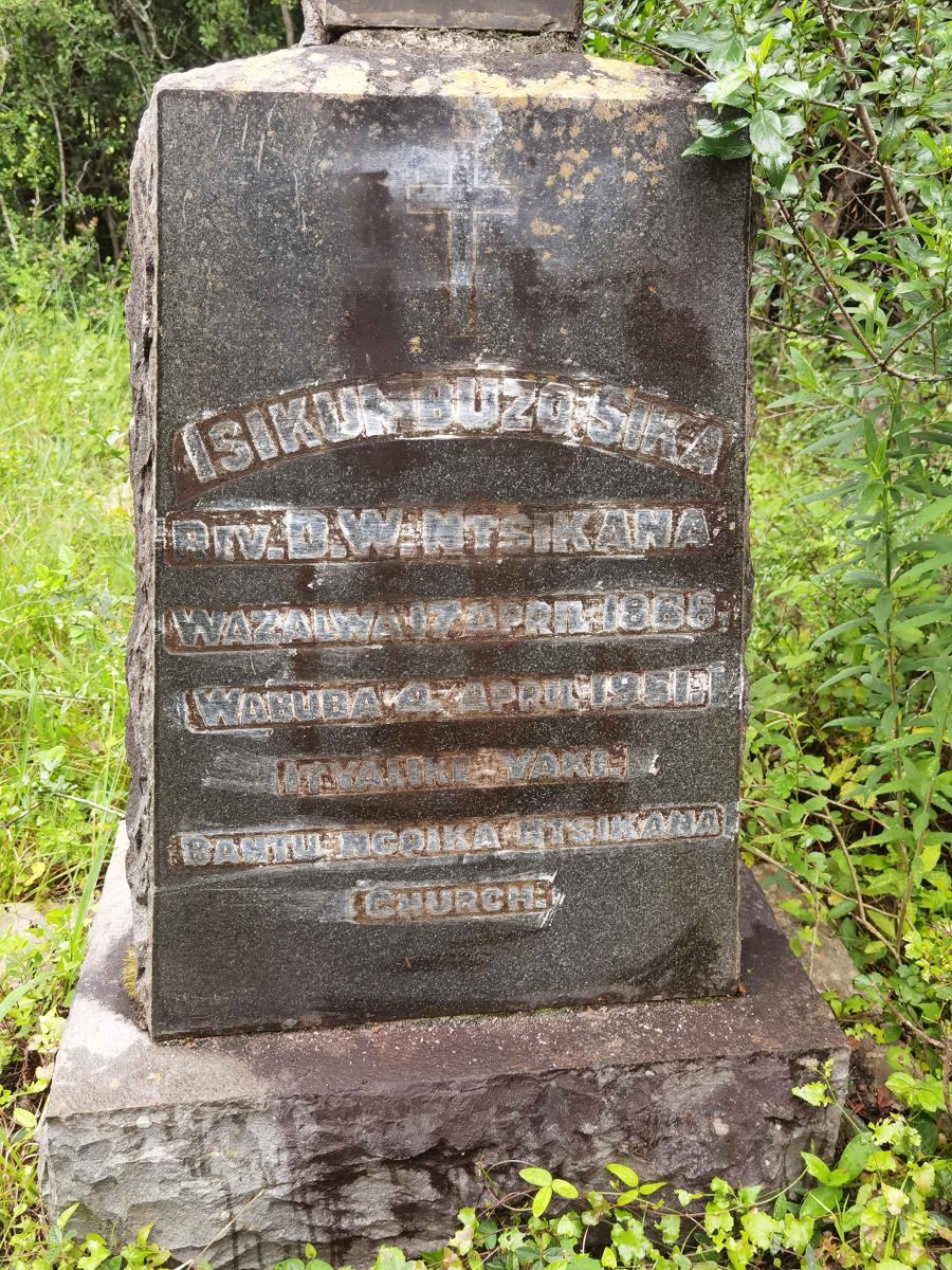 NTSIKANA D.W. 1886-1951