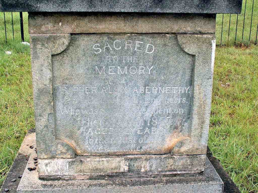 ABERNETHY Alexander  -1857